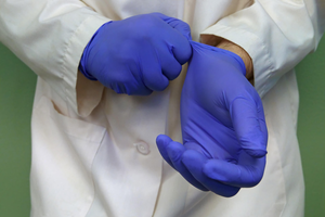 Sonic BLUE Nitrile Powered Free Exam Gloves 300/Box (Aurelia)