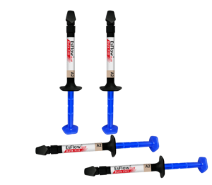 EsFlow PLUS Bulk Fill LC Flowable Composite A2 (2x2.5g Syringe)