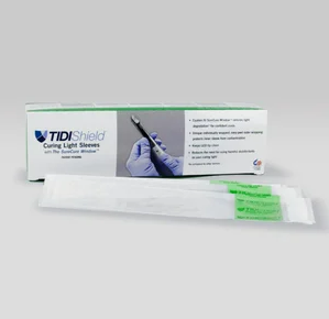 TIDIshield Custom Fit Curing Light Sleeves with The SureCure Window, 100/Pkg