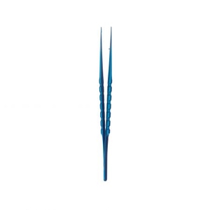Tissue Plier Micro 1x2 Diamond Dusted, Titanium (HuFriedy)
