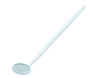 Mouth Mirrors Disposable White Size Medium #4.5 60/Pkg (Vista)