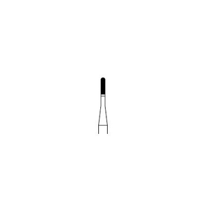 Carbide Burs FG High Speed Plain Round End 10/Pkg (SS White)