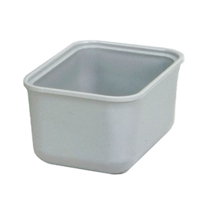  Single Tub Cup with Cover Gray Cup / Clear Cover (Zirc)