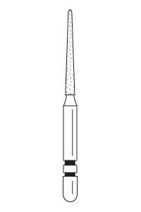 Two Striper Diamond Burs FG Curettage K 5/pk (Premier)