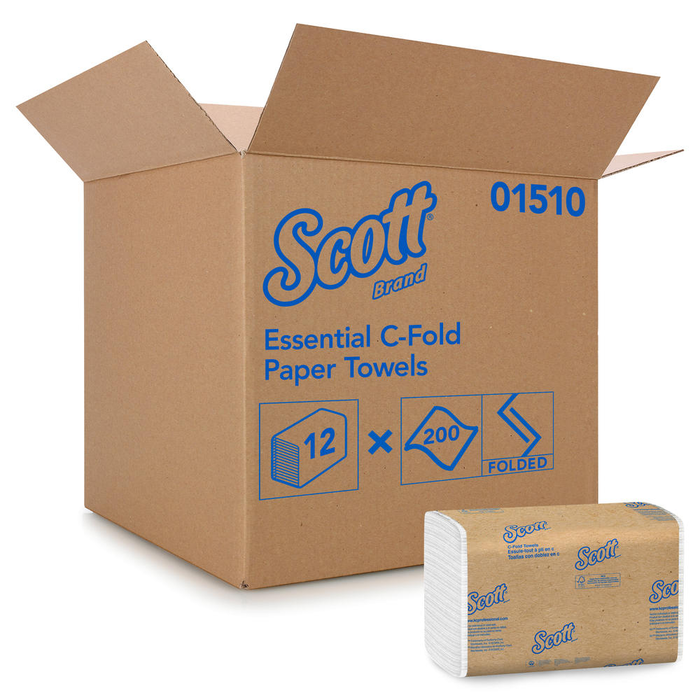 Towels C-Fold #1510 Scott /KClark 12/CS