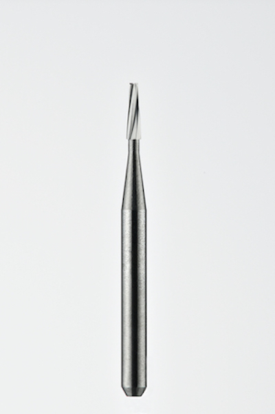 Carbide Burs FG High Speed Plain Tapred Fissure Flat End Pack of 10 (Sky Economy)
