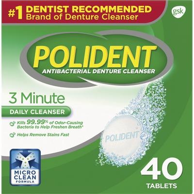 Polident Antibacterial Denture Cleanser Polident Antibacterial Denture Cleanser