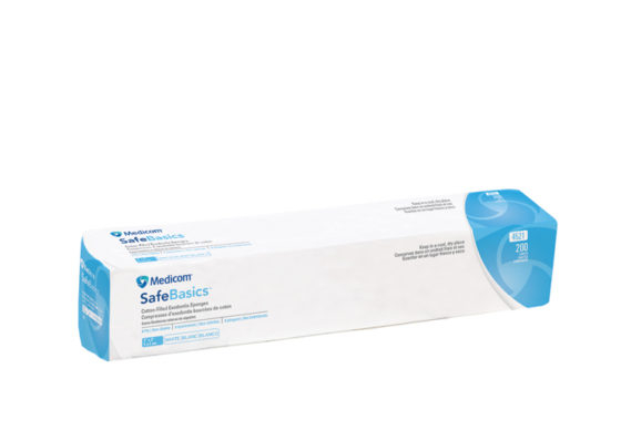 Cotton-Filled Exodentia Sponges 2x2 8Ply Ctn Fld (5000) (Medicom)