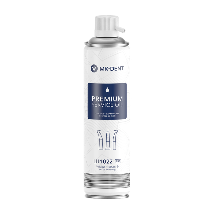 Kavo Quattrocare Premium Lube & Cleaner Service Oil Spray, 500ml, LU1022 (MkDent)