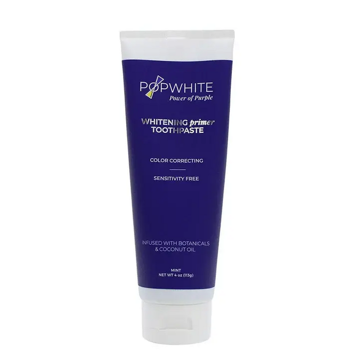 Toothpaste Whitening Mint 4 oz NEW ECO Friendly Sugarcane tube (PopWhite)