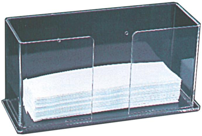 C-Fold Towel Holder Clear 10W x 6H x 4D (Plasdent)