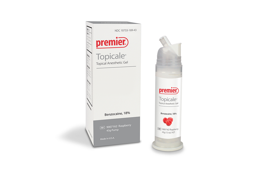 Topicale Anesthetic Gel Raspberry Pump 43gm/Bottle (Premier) Topicale Anesthetic Gel Raspberry Pump 43gm/Bottle (Premier)