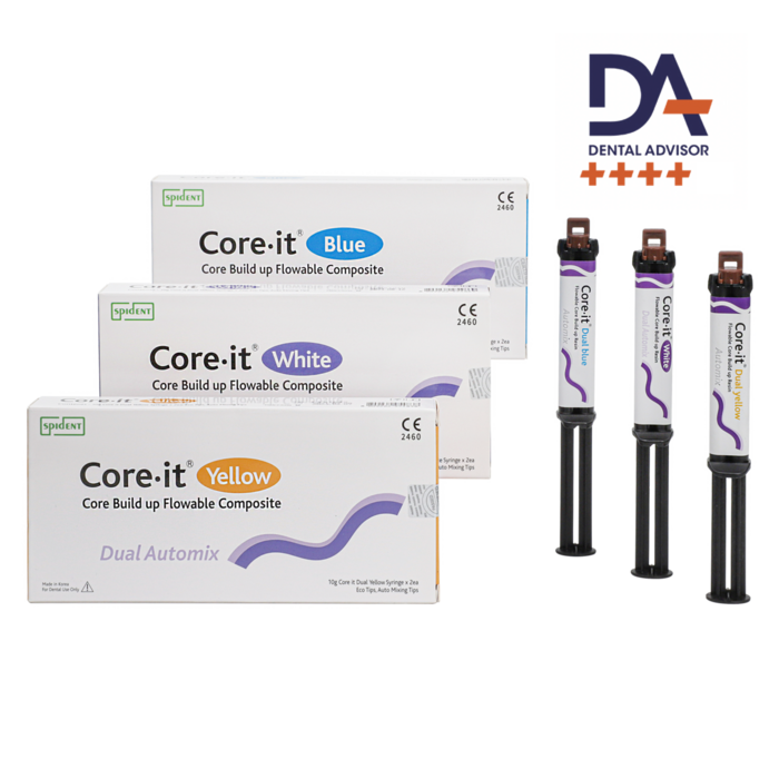 Core it Dual Cured Core Build Up Resin Automix (Spident) Core it Dual Cured Core Build Up Resin Automix (Spident)
