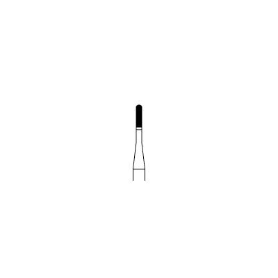 Carbide Burs FG High Speed Plain Round End 10/Pkg (SS White)